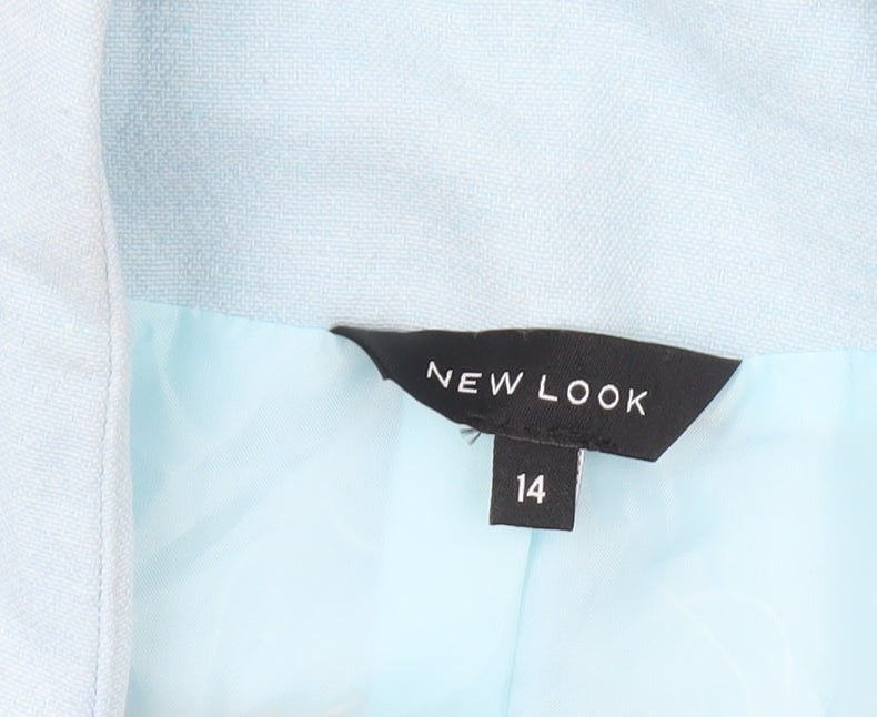 New Look Women’s Blue Blazer Jacket Size 14 Regular Fit Workwear