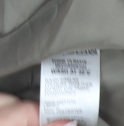 Marks & Spencer Womens Brown Coat UK 16 Trench Belted Mid-Length