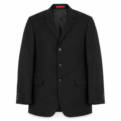 Burton Men’s Black Blazer 42R Notch Lapel Two Button Jacket