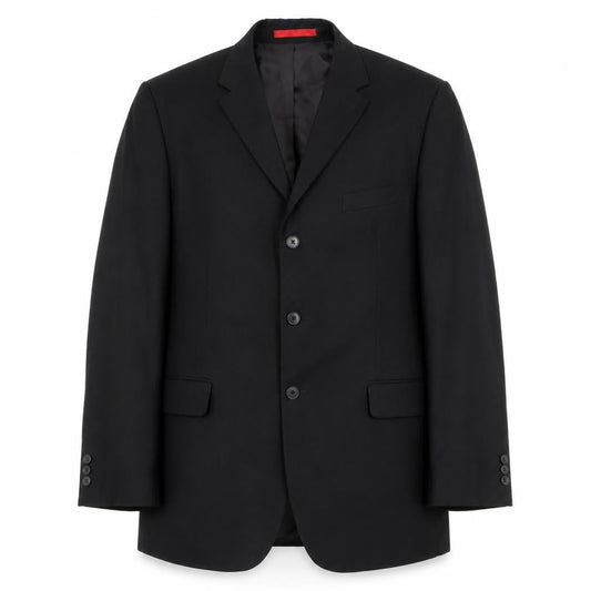 Burton Men’s Black Blazer 42R Notch Lapel Two Button Jacket