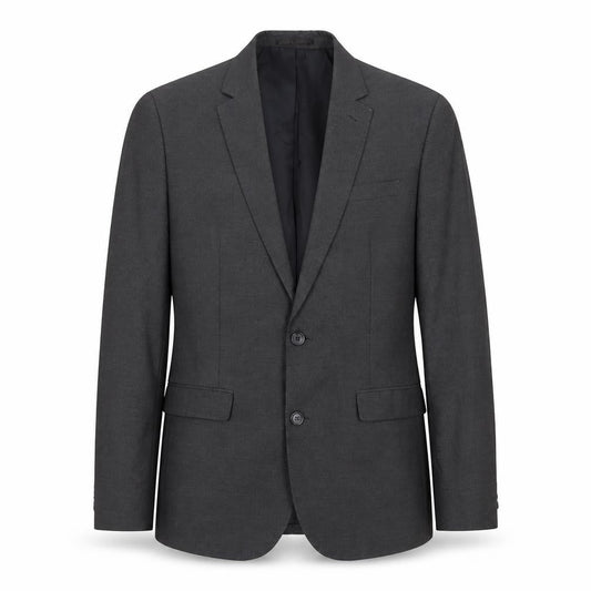 Front view of ASOS Men’s Grey Slim Fit Blazer Jacket, size 40, Chest
