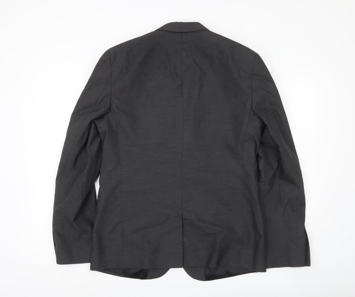 ASOS Men’s Grey Slim Fit Blazer Jacket Size 40 Chest
