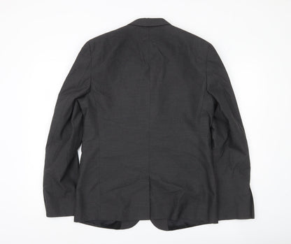 ASOS Men’s Grey Slim Fit Blazer Jacket Size 40 Chest