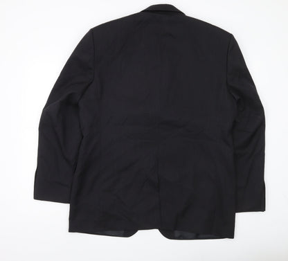 Mens UK Size 42 Burton Regular Black Suit Jacket