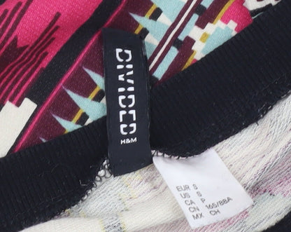 Womens UK Size S H&M Divided Multicoloured Pullover Sweatshirt