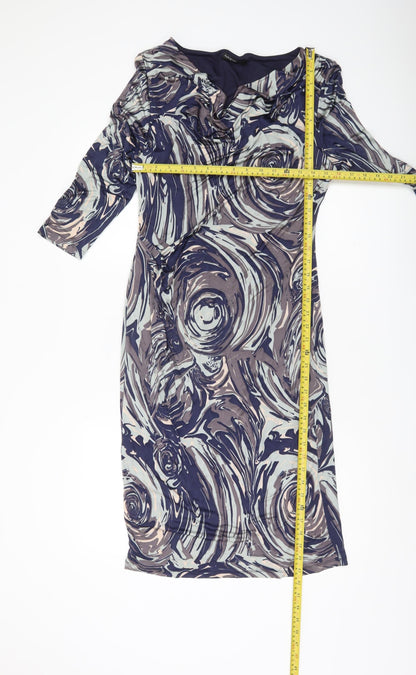 Marks and Spencer Women’s Multicoloured Sheath Dress Size 14