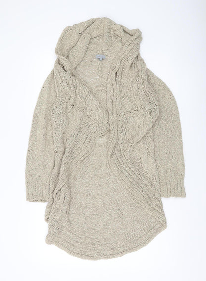 Womens UK Size S Marks and Spencer Beige Cardigan Jumper