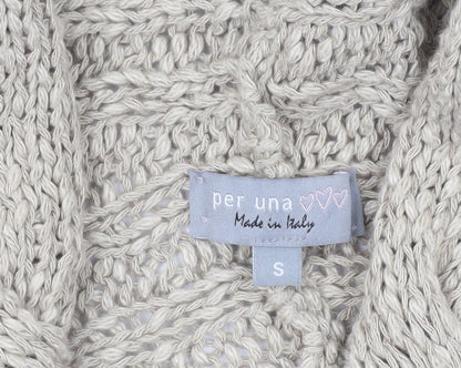 Womens UK Size S Marks and Spencer Beige Cardigan Jumper