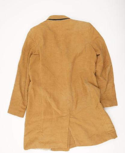 Womens UK Size 12 Mango Brown Overcoat