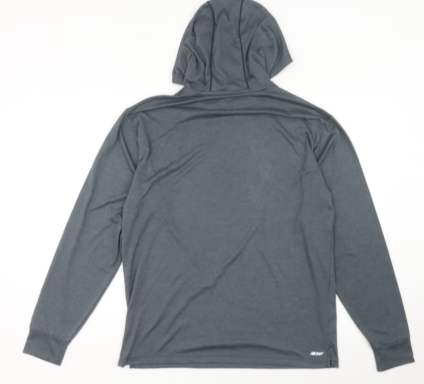 Mens UK Size S New Balance Grey Pullover Hoodie