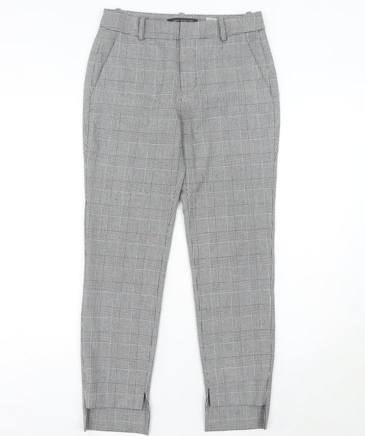 Womens UK Size 6 Zara Slim Fit Business Casual Workwear Grey Trousers
