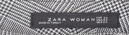 Womens UK Size 6 Zara Slim Fit Business Casual Workwear Grey Trousers