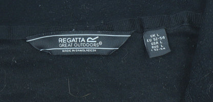 Mens UK Size L Regatta Black Pullover Sweatshirt