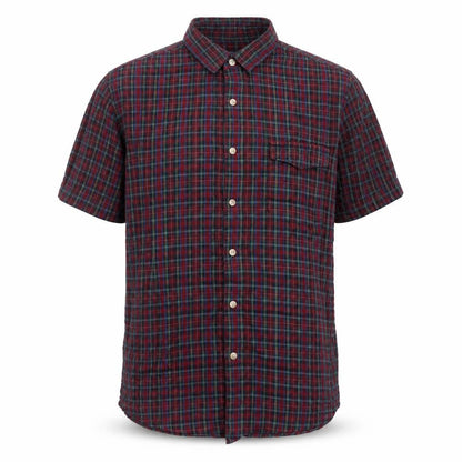 Topman Men's Multicoloured Check Button-Up Shirt L Classic