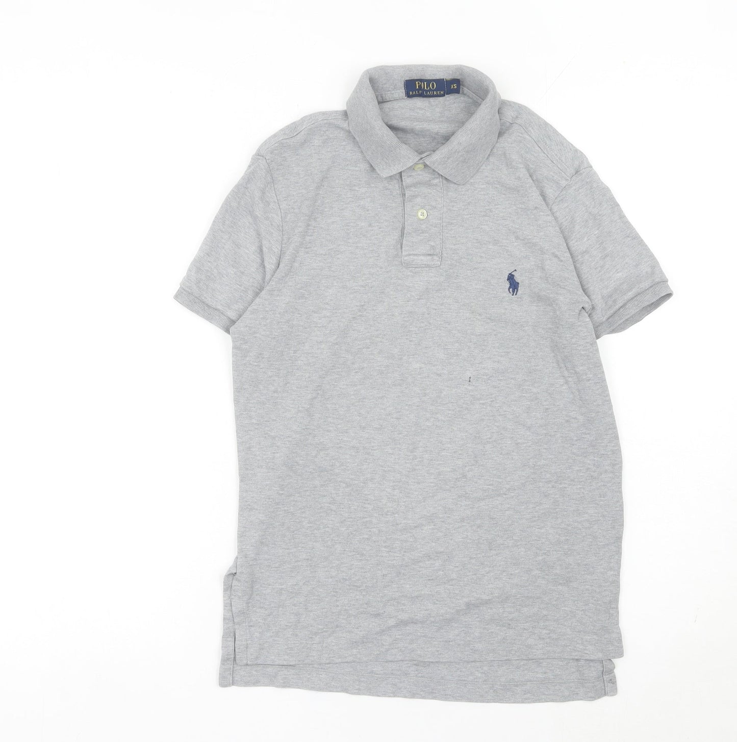 Womens UK Size XS Ralph Lauren Grey Basic Polo