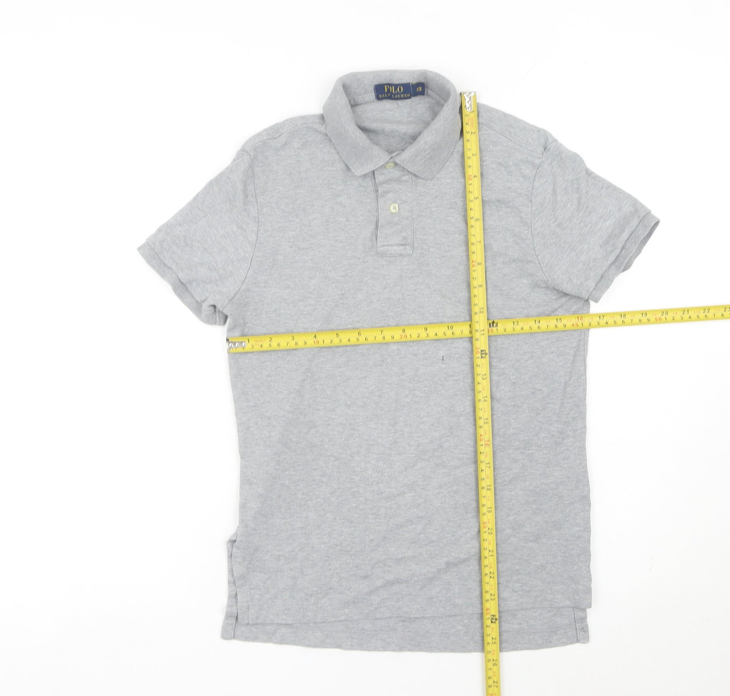 Womens UK Size XS Ralph Lauren Grey Basic Polo