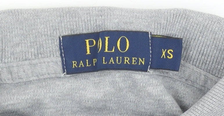 Womens UK Size XS Ralph Lauren Grey Basic Polo