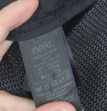 Next Womens Grey Size 10 Dress Pants Straight Leg Trousers