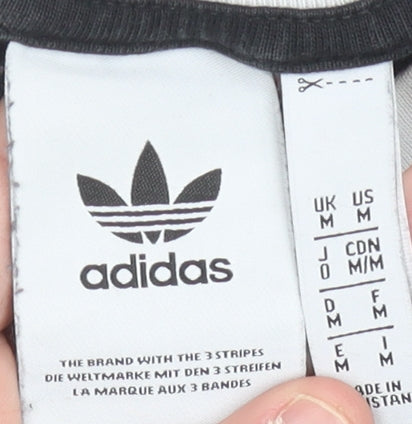 Mens UK Size M adidas Black  T-Shirt