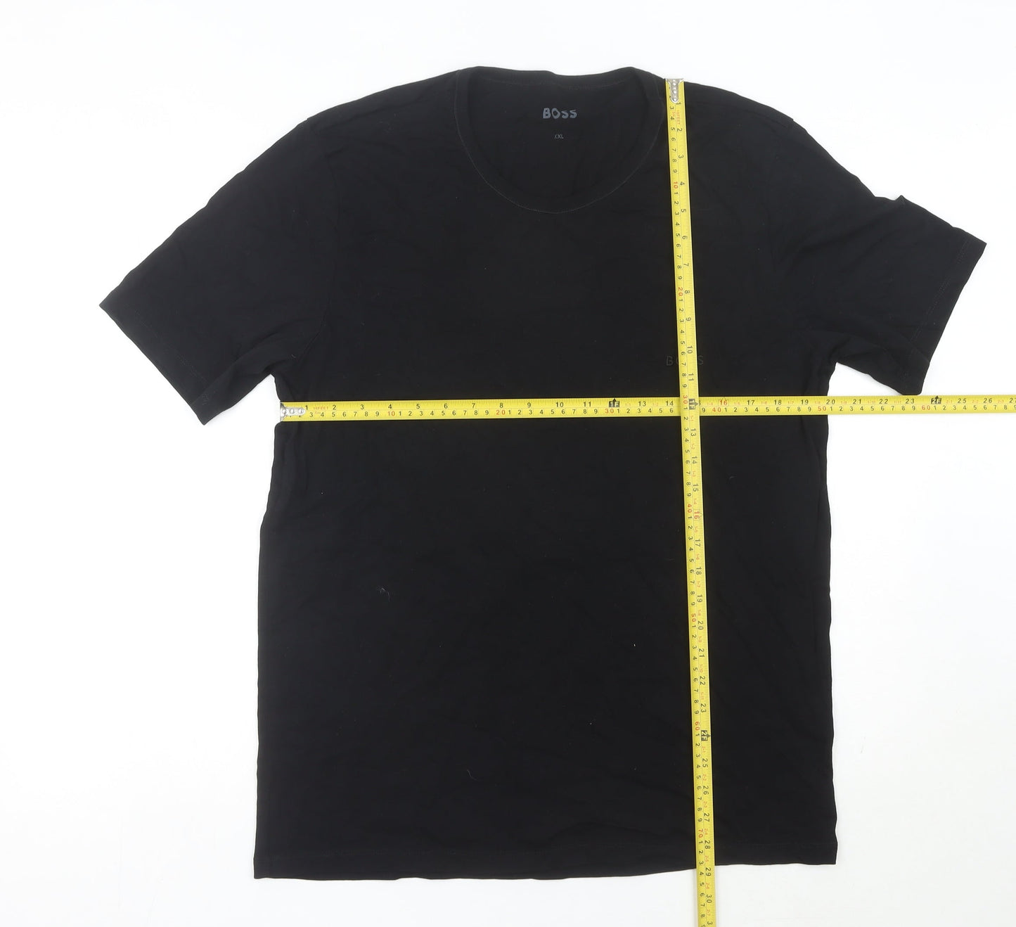 Mens UK Size 2XL Boss Black  T-Shirt
