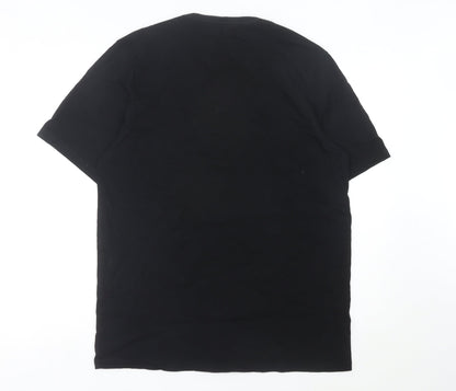 Mens UK Size 2XL Boss Black  T-Shirt