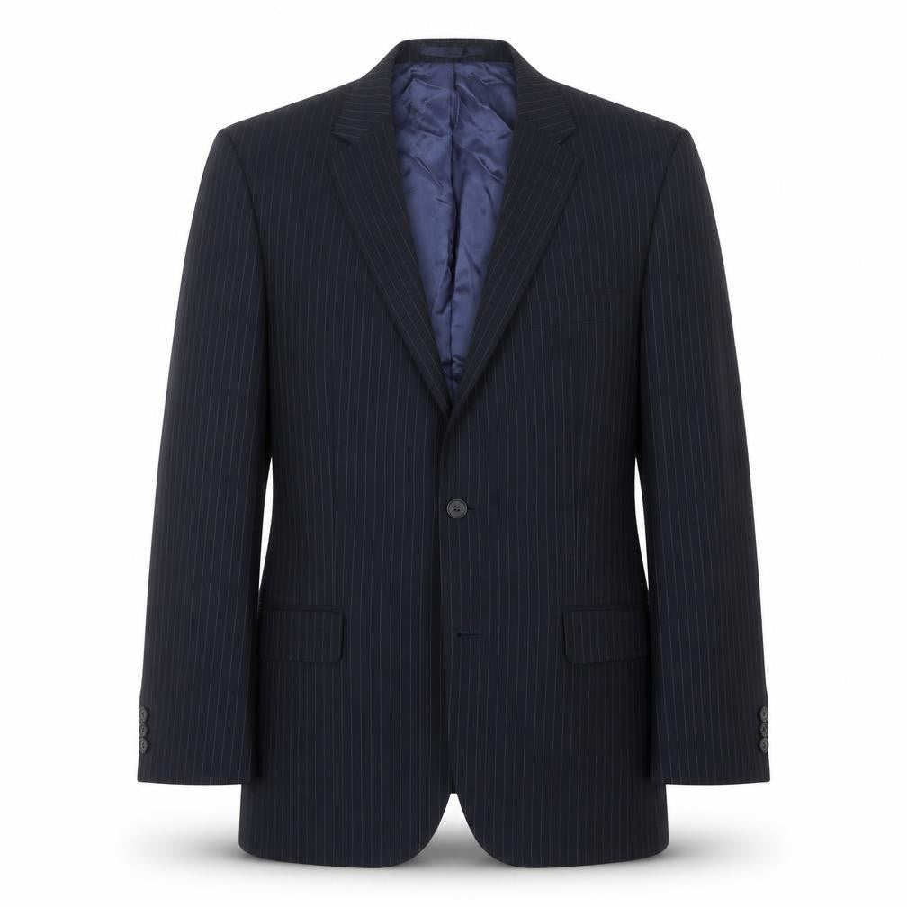 Mens UK Size 40 Pierre Cardin Regular Blue Suit Jacket