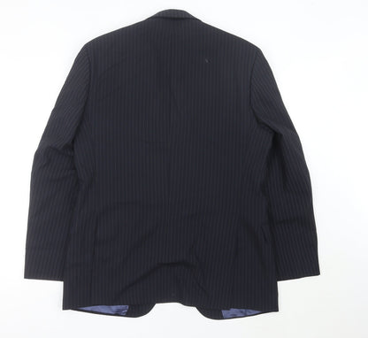 Mens UK Size 40 Pierre Cardin Regular Blue Suit Jacket