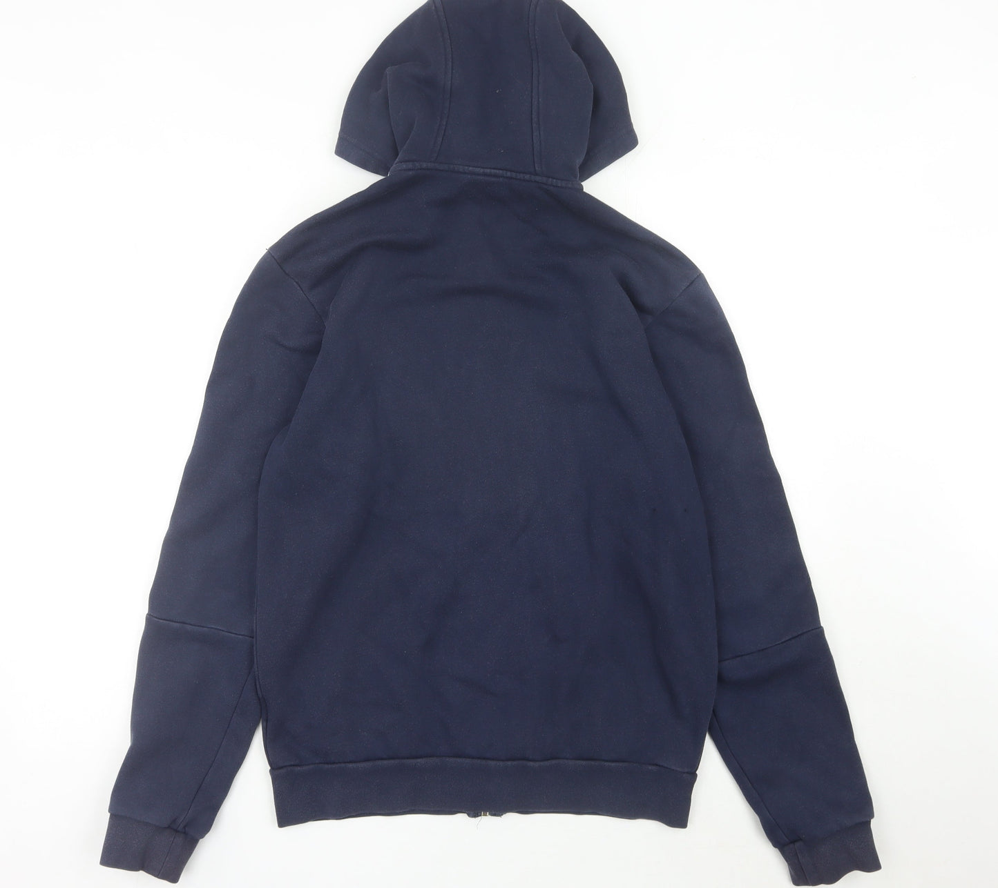 Mens UK Size M adidas Blue Full Zip Hoodie