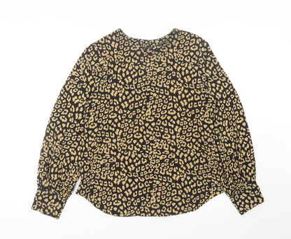 Womens UK Size 8 Marks and Spencer Black Basic Blouse