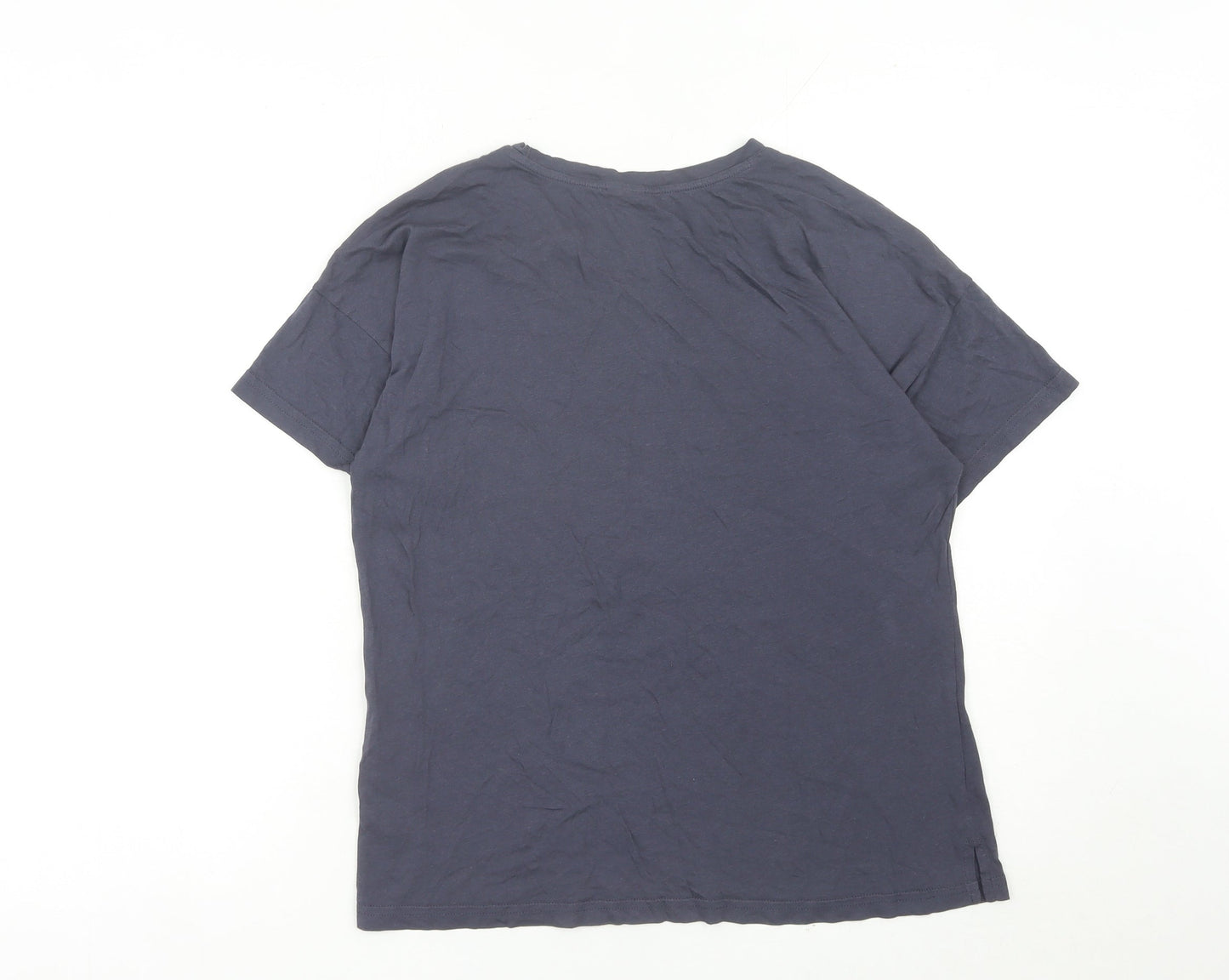 Sweaty Betty Women's Blue M Funny Graphic Slogan T-Shirt Cotton