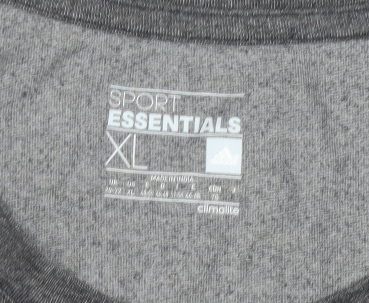 Womens UK Size XL adidas Grey Basic T-Shirt