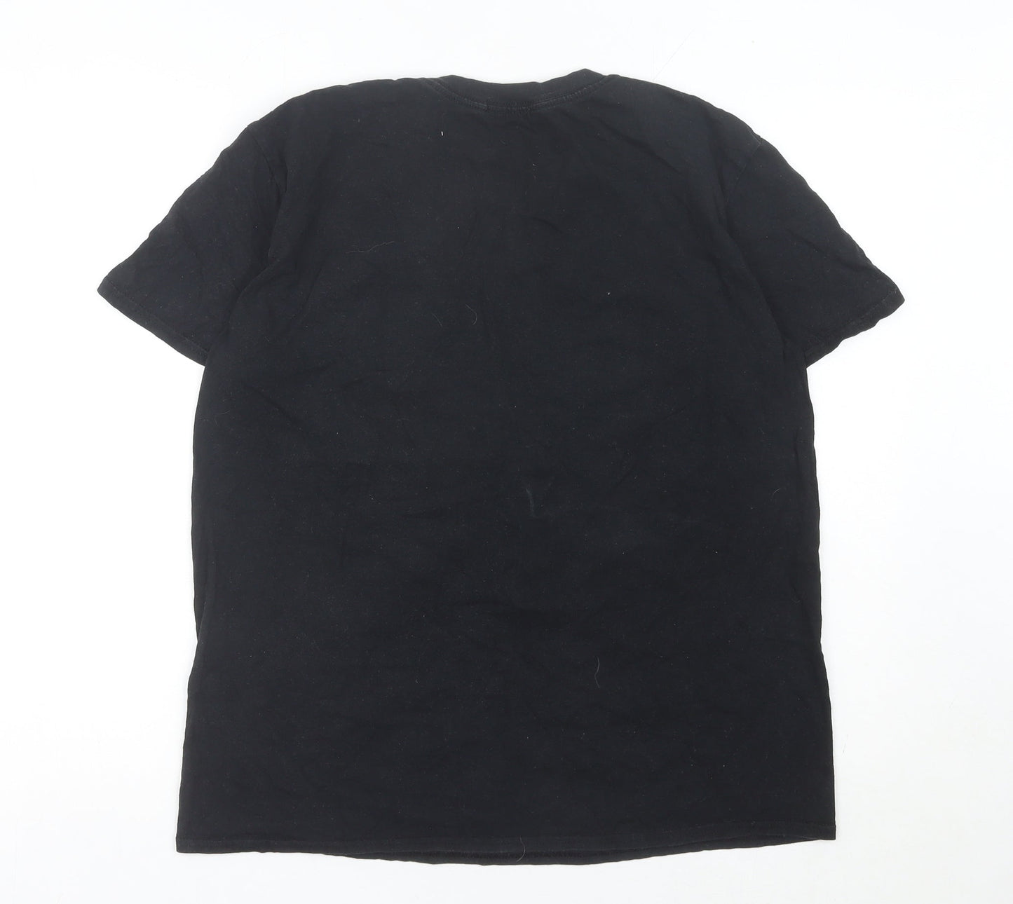 PrettyLittleThing Womens Black Graphic Wanderer T-Shirt Size S