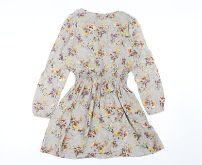 Jigsaw Junior Teens Multicoloured Floral A-Line Dress Size 10-12