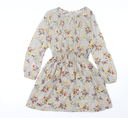 Jigsaw Junior Teens Multicoloured Floral A-Line Dress Size 10-12