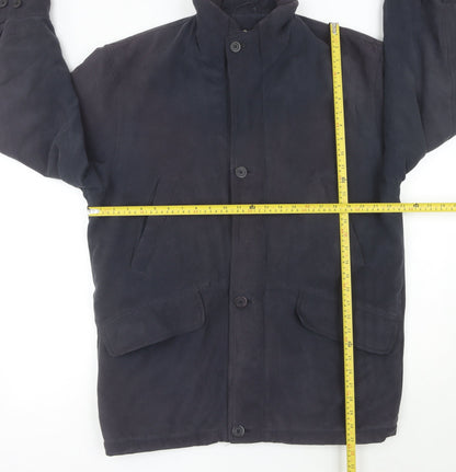 Mens UK Size 48 Jupiter Blue Overcoat