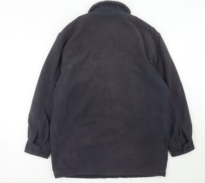 Mens UK Size 48 Jupiter Blue Overcoat