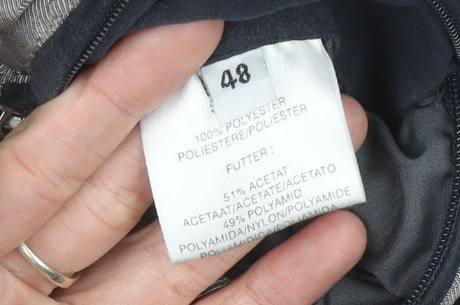 Mens UK Size 48 Jupiter Blue Overcoat