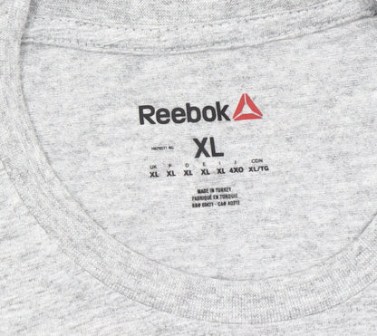 Reebok Men’s Grey XL UFC Ireland Graphic Short Sleeve T-Shirt