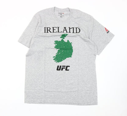 Reebok Men’s Grey XL UFC Ireland Graphic T-Shirt