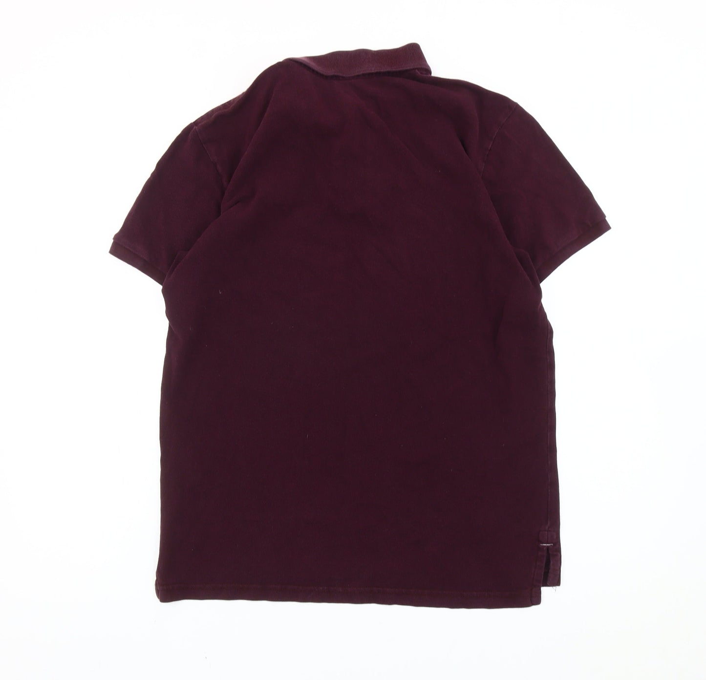 American Eagle Men’s Purple Polo Shirt M Classic Fit Embroidered NYC