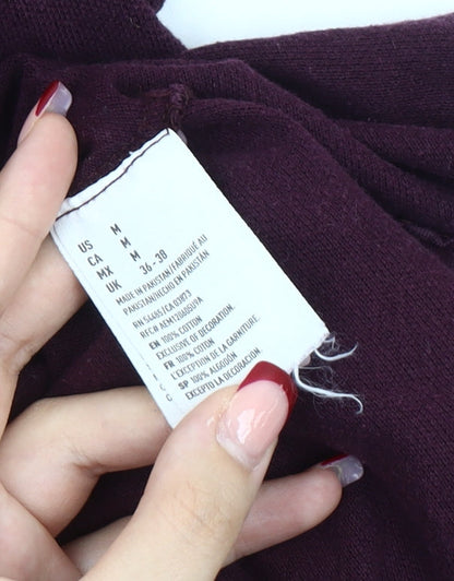 American Eagle Men’s Purple Polo Shirt M Classic Fit Embroidered NYC