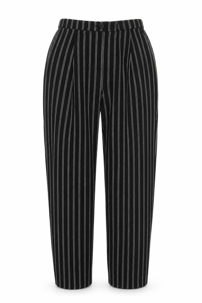 Womens UK Size 4 Monki Regular Fit Business Casual Workwear Black Trousers