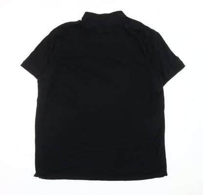 Weekend Offender Men's Black Polo Shirt 3XL Cotton Casual