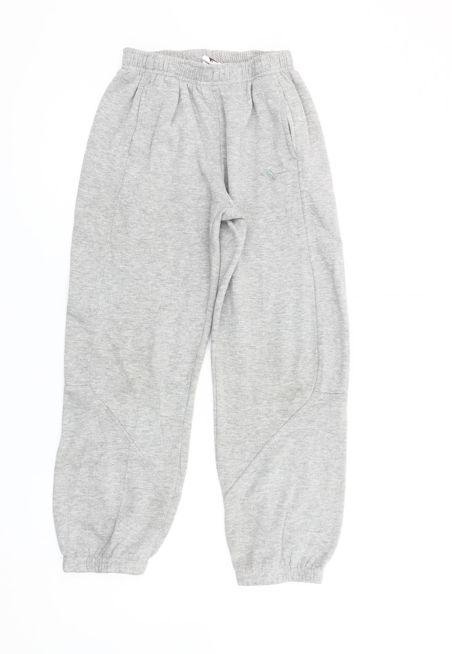 Gola Boys Grey 9-10 Years Sweatpants Elastic Waist Cotton Blend