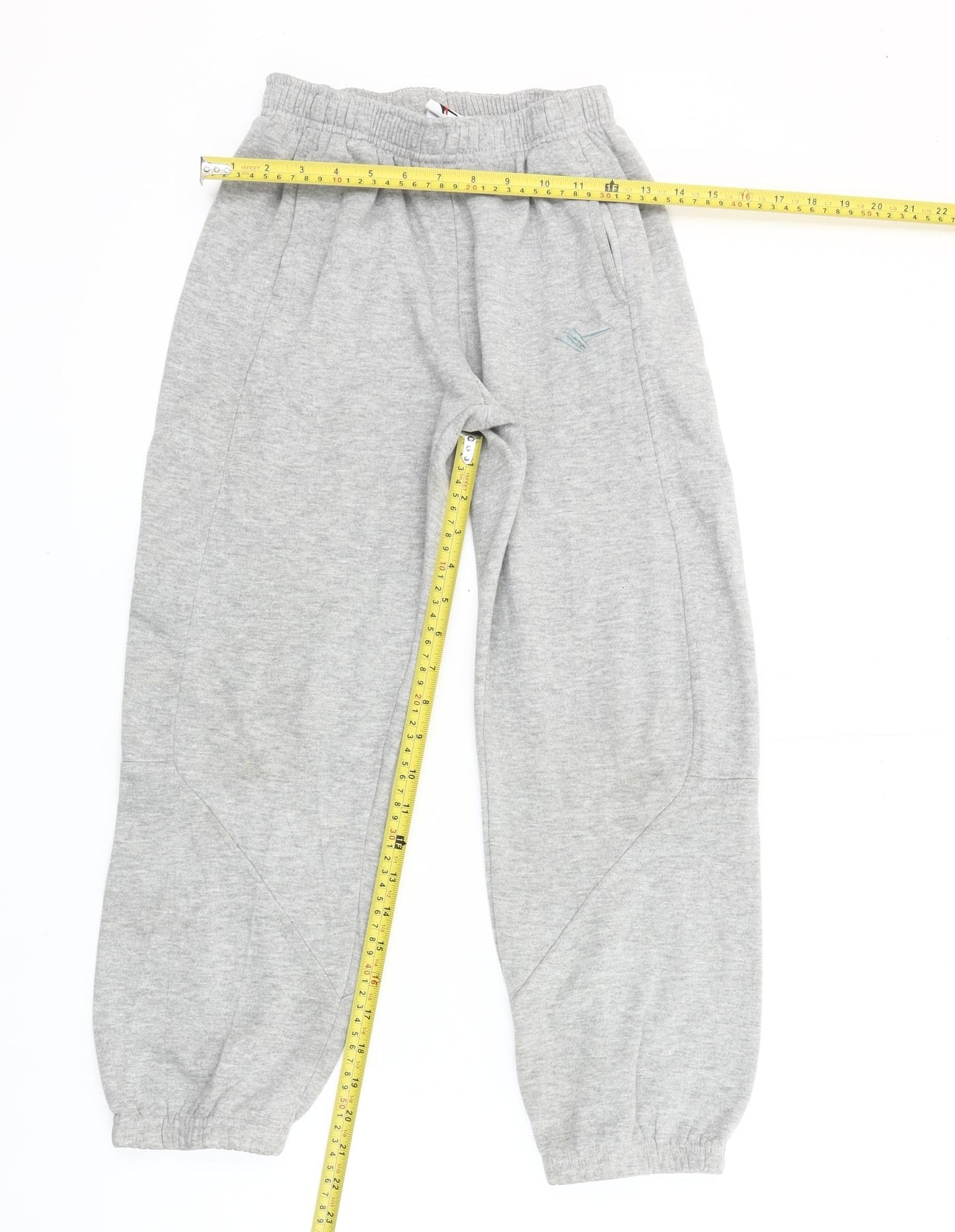 Gola Boys Grey 9-10 Years Sweatpants Elastic Waist Cotton Blend