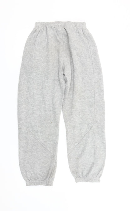 Gola Boys Grey 9-10 Years Sweatpants Elastic Waist Cotton Blend
