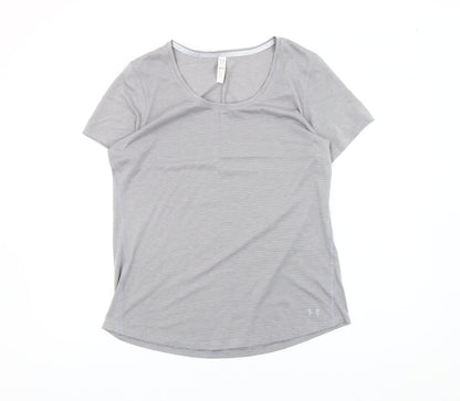Womens UK Size L Under armour Grey Basic T-Shirt