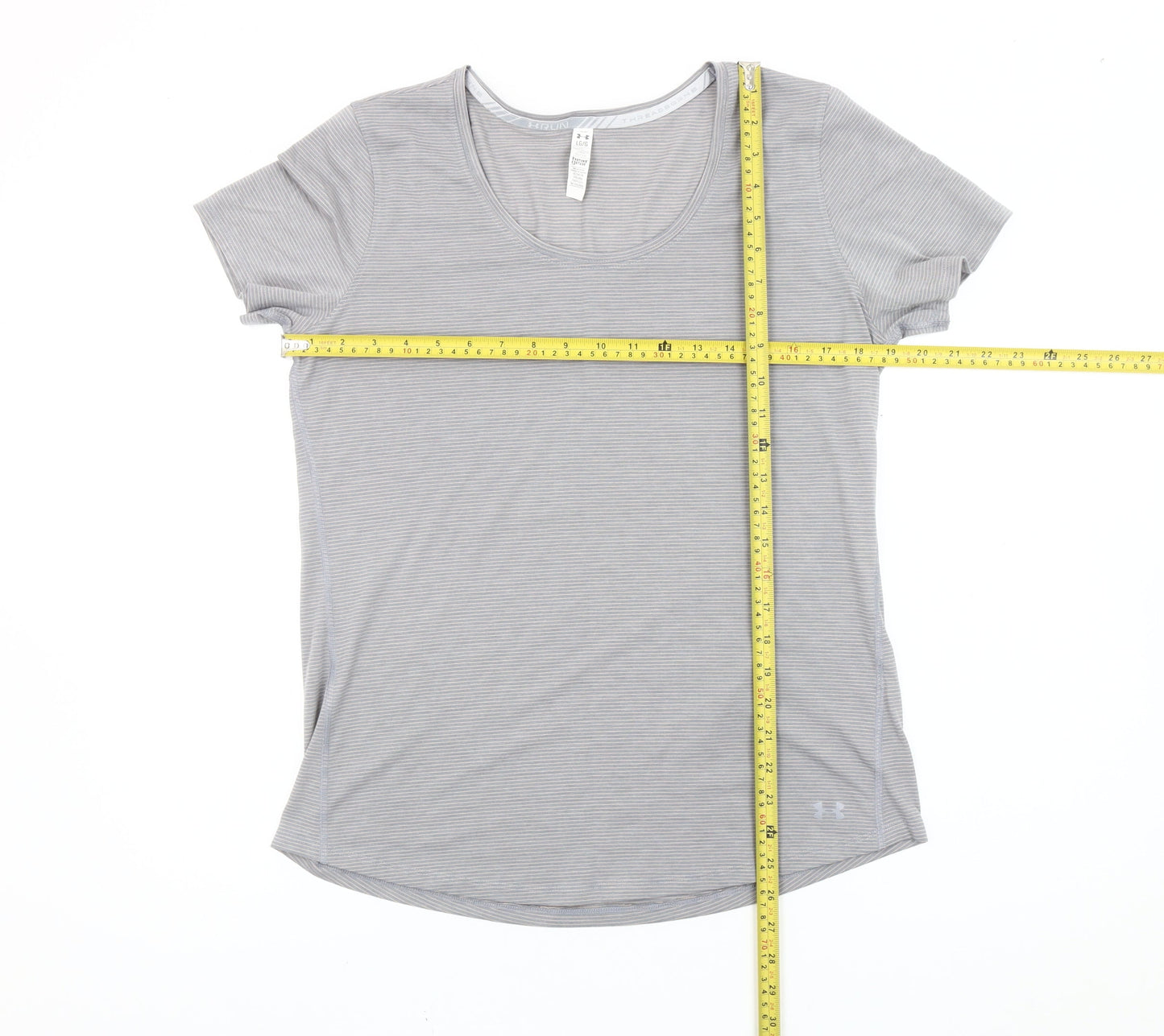 Womens UK Size L Under armour Grey Basic T-Shirt