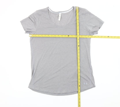 Womens UK Size L Under armour Grey Basic T-Shirt