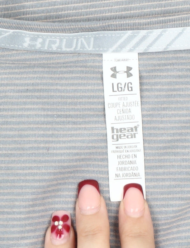 Womens UK Size L Under armour Grey Basic T-Shirt